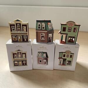 Hallmark Keepsake Korners Ornament Lot – Set of 3 – Artist Don Palmiter